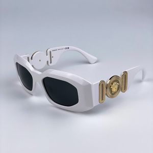 Versace VE4425U MAXI MEDUSA BIGGIE 314/87 Sunglasses White Gray Oval Unisex